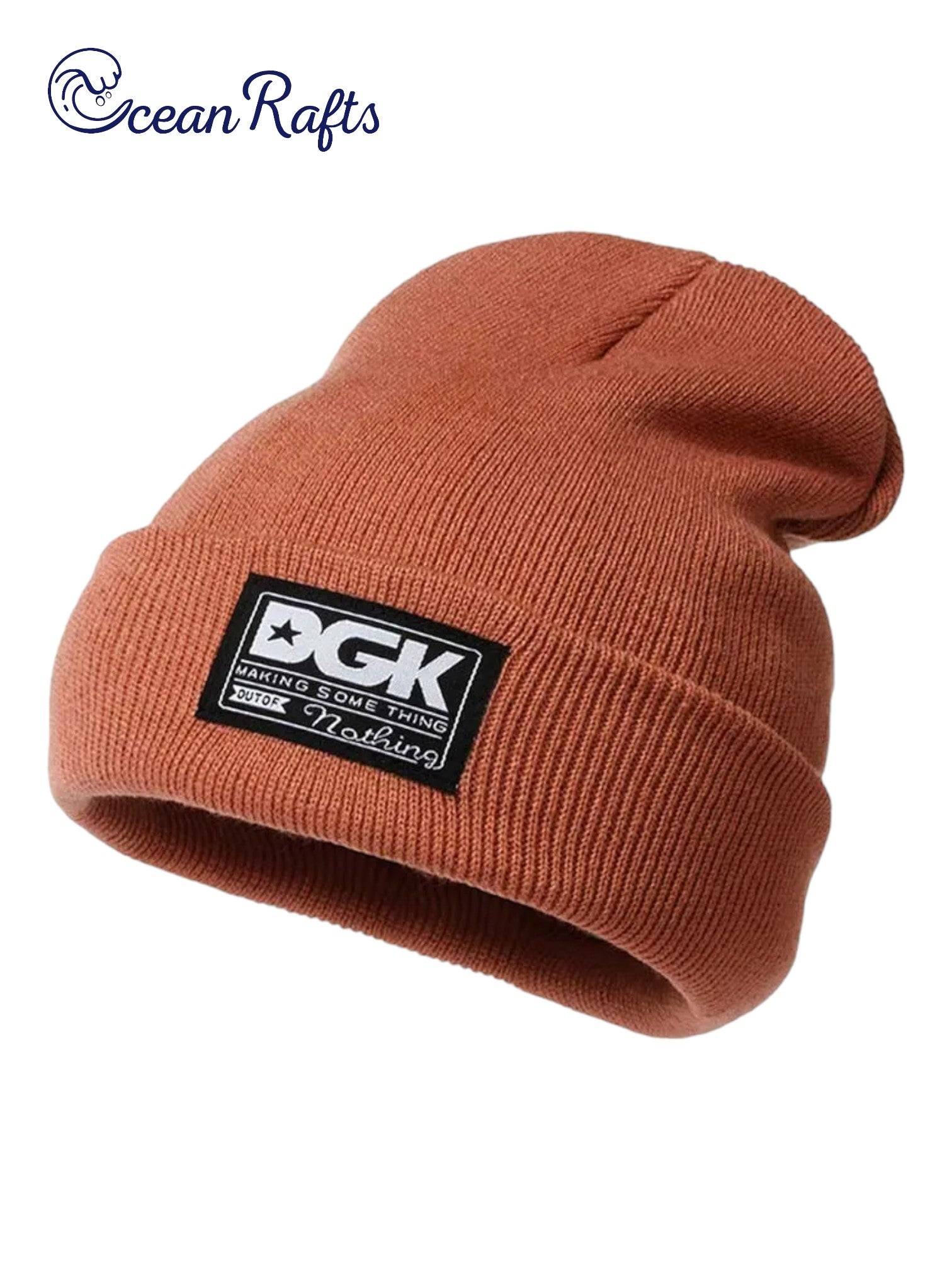 maroon red beanie with DGK logo | Ocean Rafts