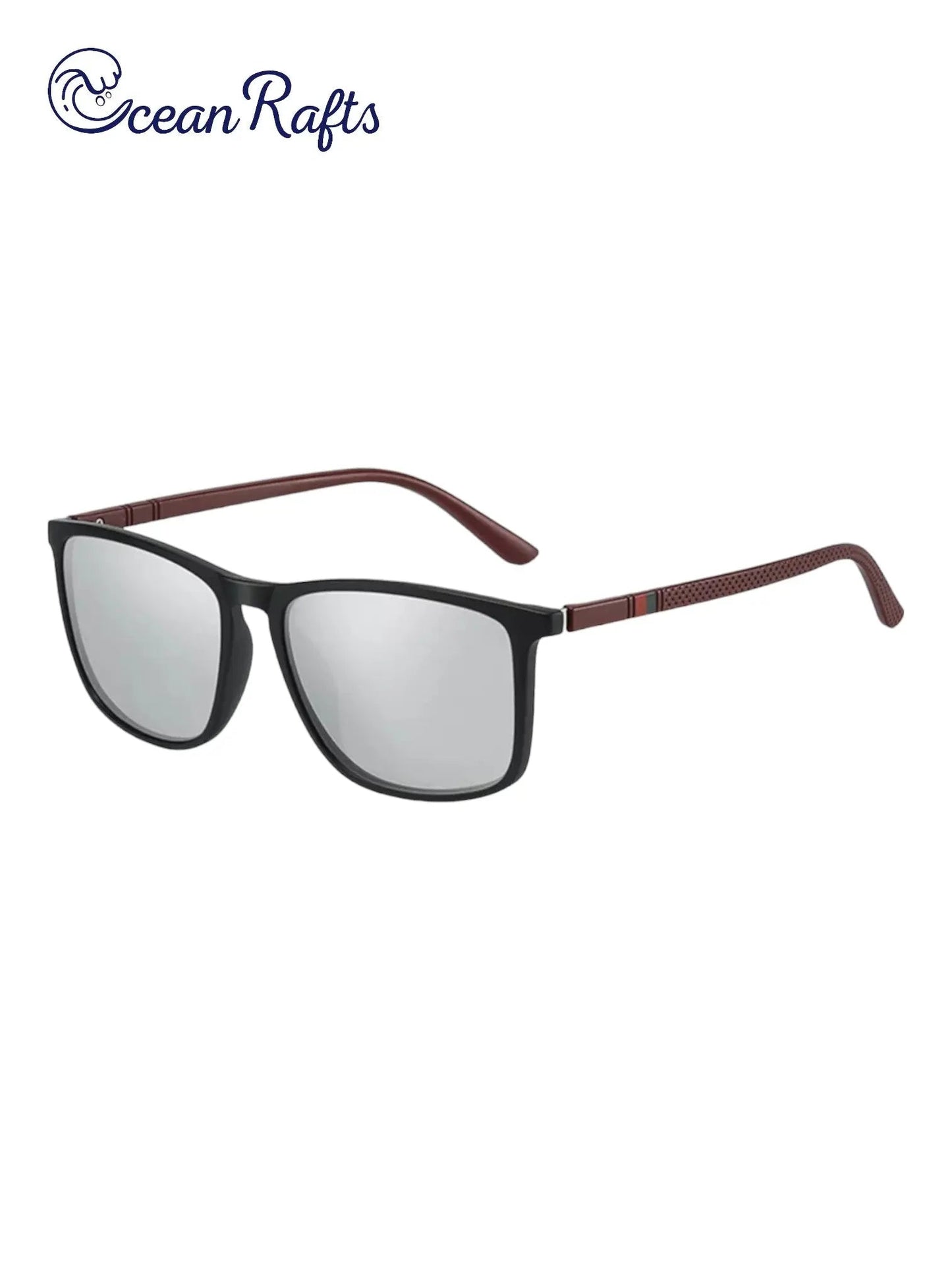 clear white Square lense Polarized Sunnies Free Delivery $20 | Ocean Rafts