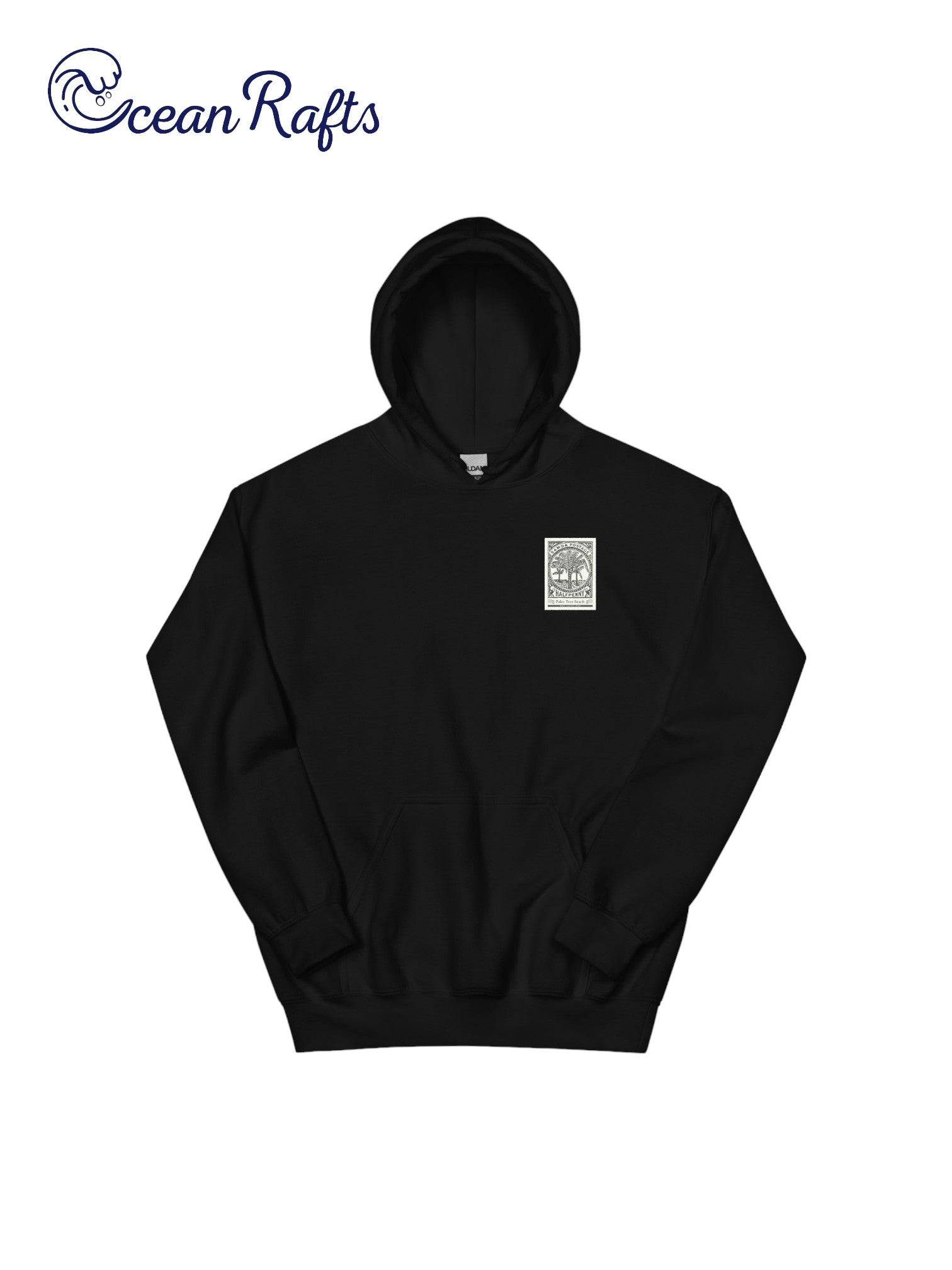 front of black hoodie | Ocean Rafts